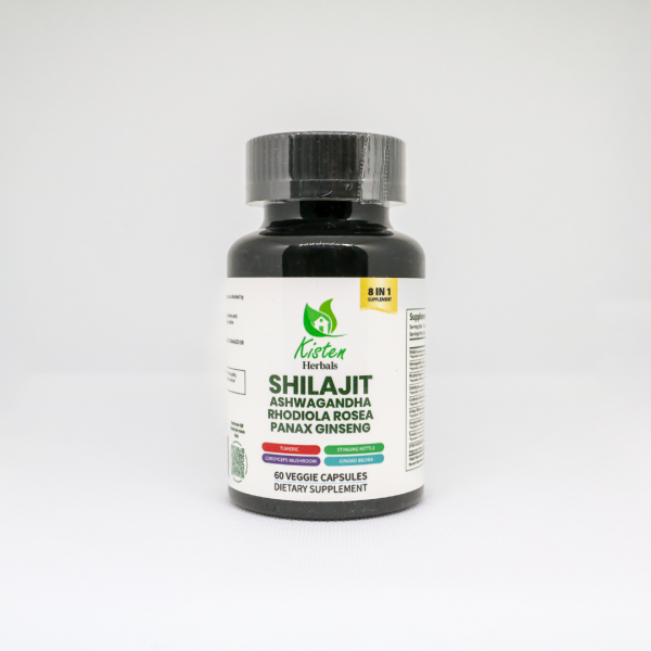 natural shilajit and ashwagandha supplement for energy and stress support